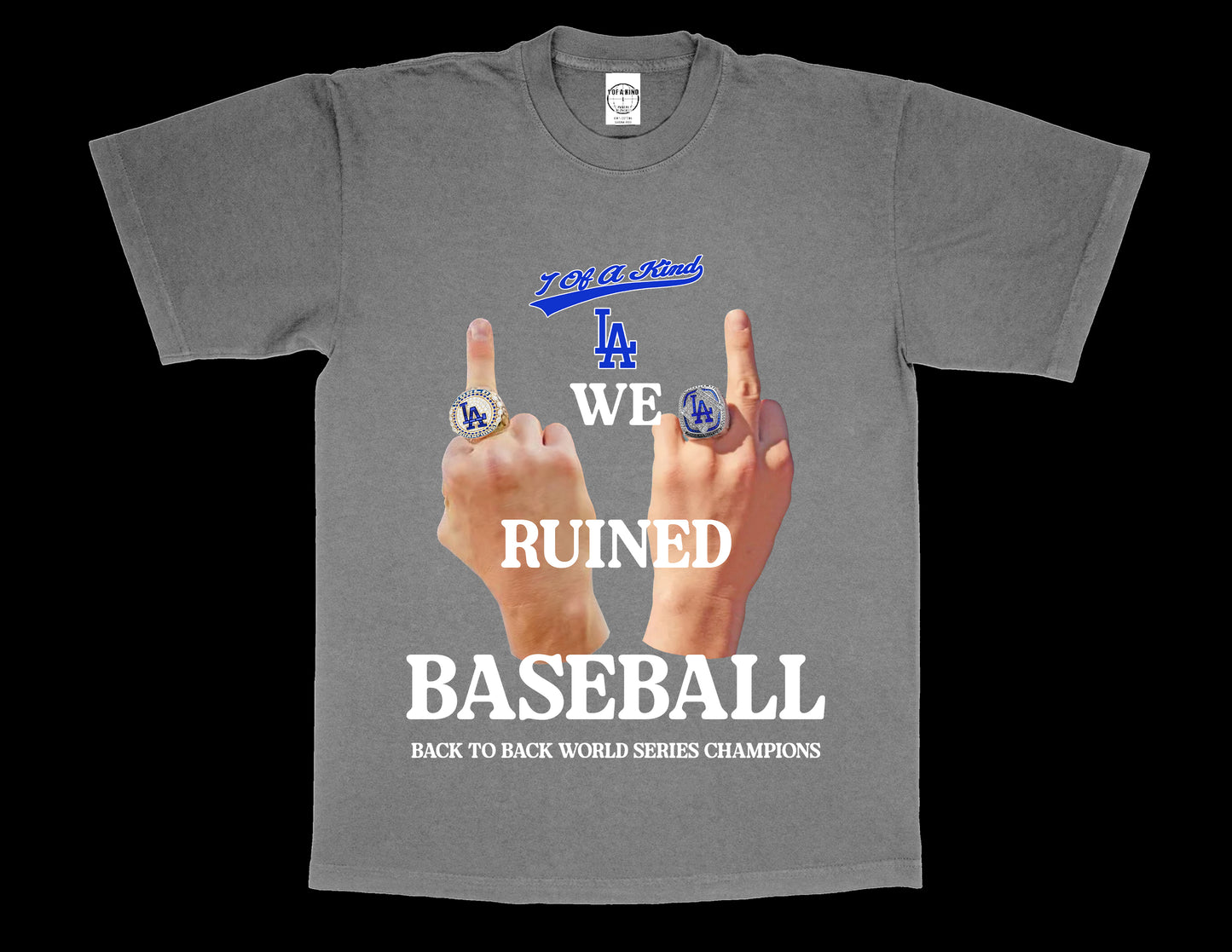 WE RUINED BASEBALL TEE